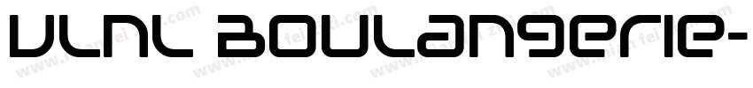 VLNL Boulangerie字体转换